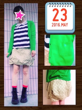 まっきぃ〜さん（レディース・157cm）の春コーディネート