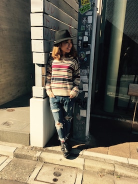 「サイドゴアブーツ」｜ozakiさん（レディース・160cm）の冬コーディネート