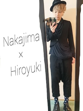 「603（ロクマルサン）のアイテム（テーラードジャケット）」を使った、nakajiさん（メンズ・173cm）の冬コーディネート