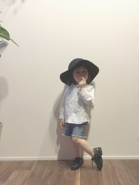 「TOCCA（トッカ）のアイテム（帽子）」を使った、so873さん（キッズ・80cm）の春コーディネート