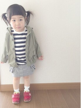 so873さん（キッズ・80cm）の春コーディネート