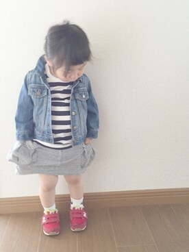 so873さん（キッズ・80cm）の春コーディネート