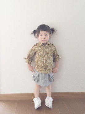 so873さん（キッズ・80cm）の春コーディネート