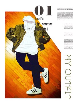 「superstar 80s Vintage Deluxe」｜AKANEさん（レディース・151cm）の春コーディネート