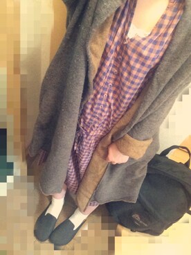 「macpac（マックパック）のアイテム（バックパック/リュック）」を使った、m i c o ¨¨さん（レディース・147cm）の秋コーディネート