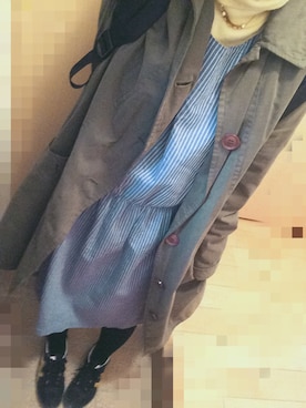 「B.L.U.E（ビーエルユーイー）のアイテム（ワンピース/ドレス）」を使った、m i c o ¨¨さん（レディース・147cm）の秋コーディネート
