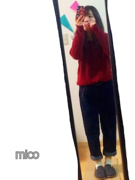 m i c o ¨¨さん（レディース・147cm）の冬コーディネート