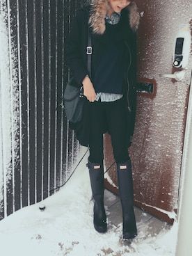 KiKuuuさん（レディース・160cm）の冬コーディネート