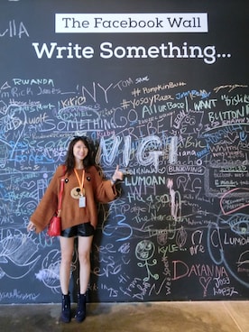 「BCBGeneration（ビーシービージェネレーション）のアイテム」を使った、Olivia Maさん（レディース・170cm）の秋コーディネート