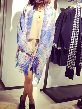 「MIXXO（ミッソ）のアイテム（パンツ）」を使った、sayuさん（レディース・162cm）の秋コーディネート