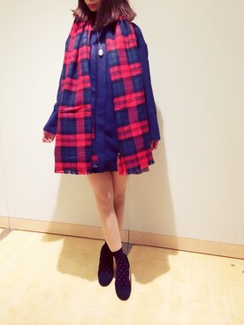 「MIXXO（ミッソ）のアイテム（その他アウター）」を使った、sayuさん（レディース・162cm）の秋コーディネート