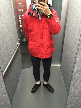 「WOOLRICH（ウールリッチ）のアイテム（パーカー）」を使った、Kouhei.Mさん（メンズ・179cm）の秋コーディネート