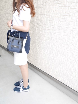 「セリーヌ」｜「アイテム（腕時計）」を使った、pokoさん（レディース・168cm）の秋コーディネート