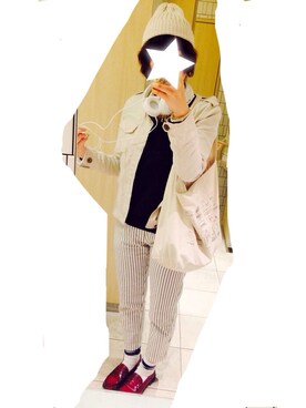 「index（インデックス）のアイテム（その他アウター）」を使った、kkk..★さん（レディース・156cm）の春コーディネート