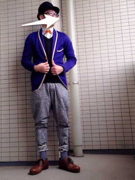 「I am I （アイアムアイ）のアイテム（アクセサリー）」を使った、◯まるいろさん（メンズ・165cm）の秋コーディネート