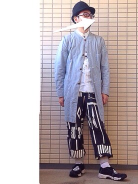 「HAVERSACK（ハバーザック）のアイテム（その他アウター）」を使った、◯まるいろさん（メンズ・165cm）の秋コーディネート