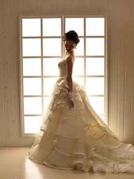 「結婚式」｜かなつんさん（レディース・170cm・10代）の春コーディネート