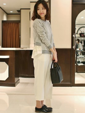 クロップドパンツで のレディース人気ファッションコーディネート Wear クロップドパンツで のレディース人気ファッションコーディネート Wear