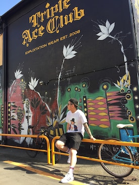 「Supreme （シュプリーム）のアイテム（フォーマルスーツ/小物）」を使った、Wwwailun さん（メンズ・167cm）の夏コーディネート