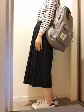 「The Herschel Supply Co. Brand（ハーシェルサプライ）のアイテム」を使った、yuu♡canさん（レディース・158cm）の春コーディネート