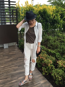 risa☻さん（レディース・168cm）の夏コーディネート