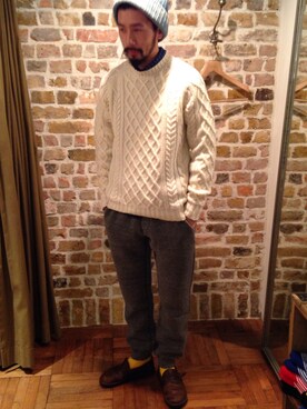 DDさん（メンズ・179cm）の冬コーディネート