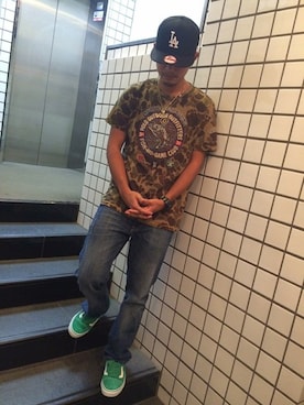 「G-SHOCK」｜fukuchiさん（メンズ・176cm）の夏コーディネート