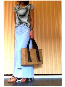 C.E.M.◡̈︎さん（レディース・165cm）の春コーディネート