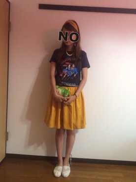 munmun☺︎さん（レディース・160cm）の夏コーディネート