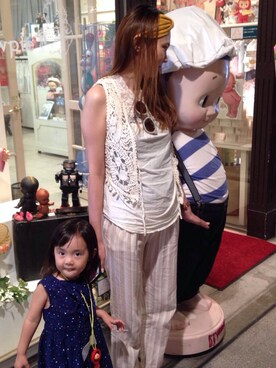 munmun☺︎さん（レディース・160cm）の夏コーディネート