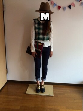 munmun☺︎さん（レディース・160cm）の秋コーディネート