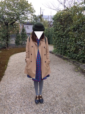 「SEVENDAYS=SUNDAY（セブンデイズサンデイ）のアイテム（トレンチコート）」を使った、munmun☺︎さん（レディース・160cm）の春コーディネート
