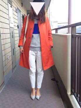 munmun☺︎さん（レディース・160cm）の春コーディネート