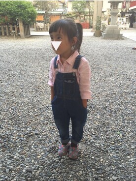 munmun☺︎さん（キッズ・100cm）の秋コーディネート
