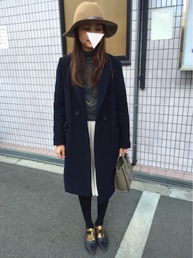 munmun☺︎さん（レディース・160cm）の冬コーディネート