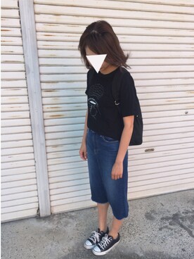 munmun☺︎さん（レディース・160cm）の夏コーディネート