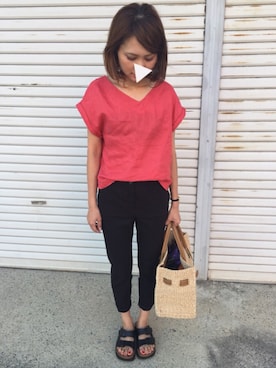 munmun☺︎さん（レディース・160cm）の夏コーディネート