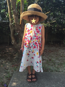 munmun☺︎さん(キッズ・100cm)の夏コーディネート