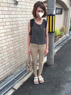 munmun☺︎さん（レディース・160cm）の夏コーディネート