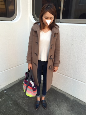 munmun☺︎さん（レディース・160cm）の冬コーディネート