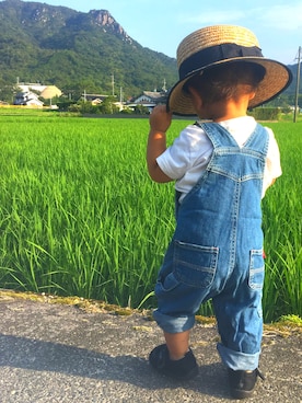 「1歳6ヶ月」｜「アイテム（オールインワン・サロペット）」を使った、ちふゆさん（キッズ・80cm）の夏コーディネート