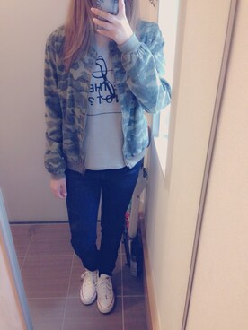 「George.（ジョージ）のアイテム（ジャケット/アウター）」を使った、べんじゃみんさん（レディース・159cm）の秋コーディネート