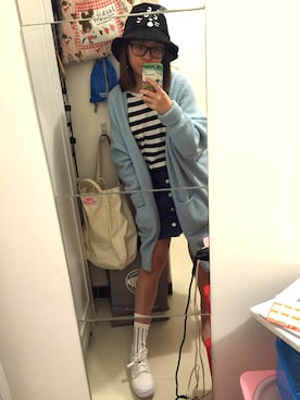 「WEGO（ウィゴー）のアイテム（チュニック）」を使った、tinyannnnnさん（レディース・156cm）の冬コーディネート