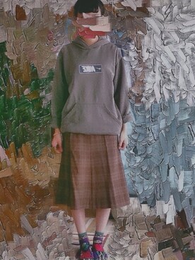 「チャイハネ（チャイハネ）のアイテム（ソックス/靴下）」を使った、ち な つさん（レディース・162cm）の秋コーディネート