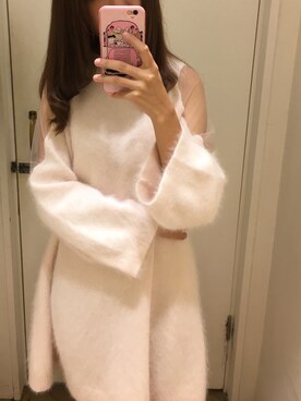 周梅希酱さん(レディース・158cm)の冬コーディネート