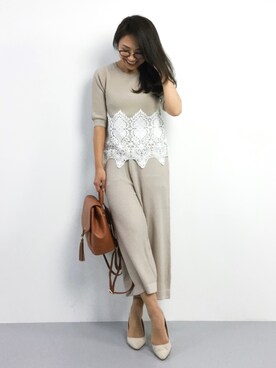 natsuさん（レディース・155cm）の春コーディネート