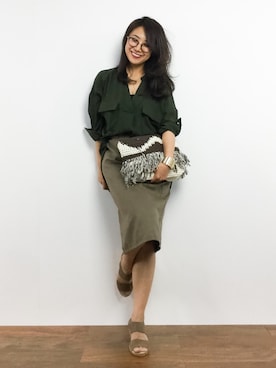 natsuさん（レディース・155cm）の夏コーディネート