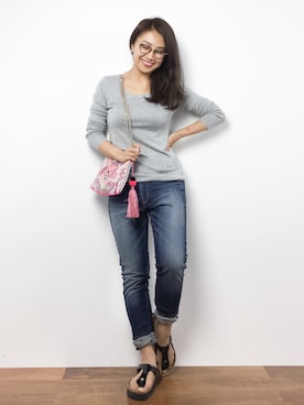 natsuさん（レディース・155cm）の夏コーディネート