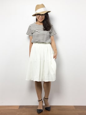 natsuさん（レディース・155cm）の夏コーディネート