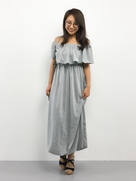 「ILIMA（イリマ）のアイテム（サンダル）」を使った、natsuさん（レディース・155cm）の夏コーディネート